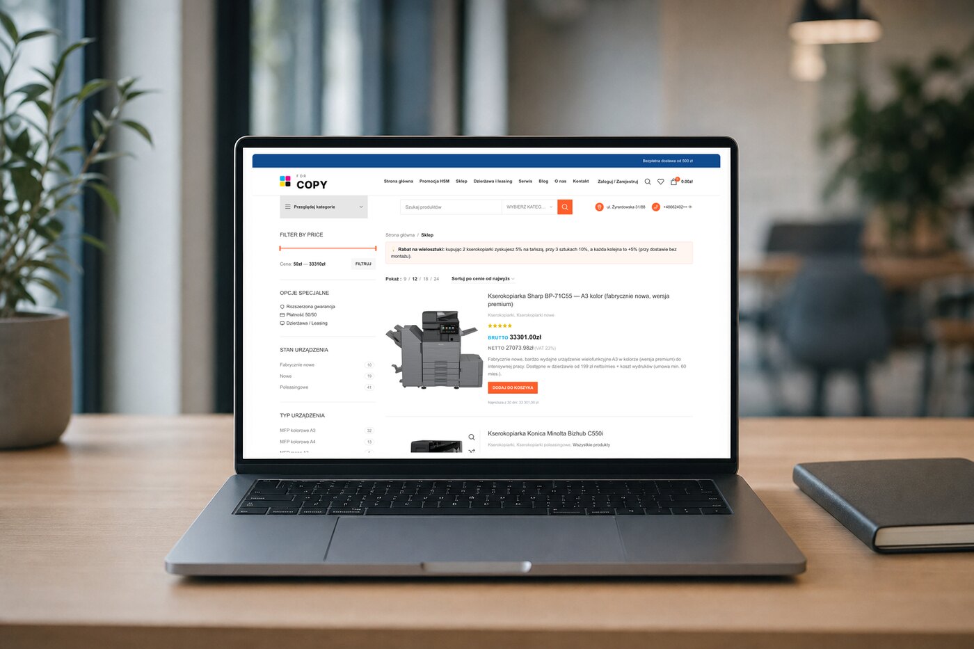 Katalog na biurku — ForCopy